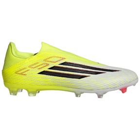 adidas  F50 League Laceless FG Shoes (Solar Yellow/Black/Red)