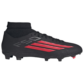 adidas  F50 League Hi FG Shoes (Core Black/Lucid Red)