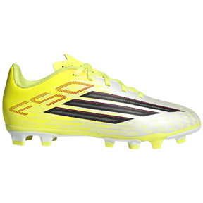 adidas Youth  F50 Club FG Soccer Shoes (Solar Yellow/Black/Red)