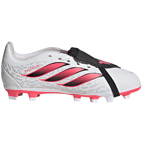 adidas Youth  Predator  Club FT FG Soccer Shoes (White/Solar Turbo)