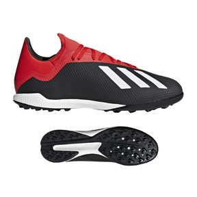 beginsel Savant Nauw adidas X Tango 18.3 Turf Soccer Shoes (Core Black/Active Red) @  SoccerEvolution