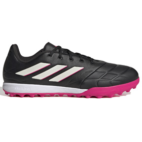 adidas  Copa Pure.3 Turf Soccer Shoes (Black/White/Pink)