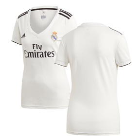 adidas Womens Real Madrid Soccer Jersey (Home 18/19)