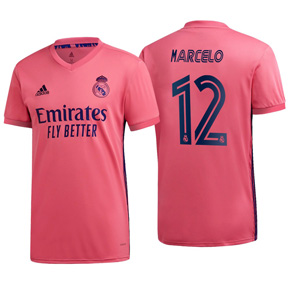 adidas Youth  Real Madrid  Marcelo #12 Soccer Jersey (Away 20/21)