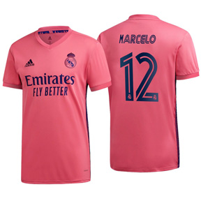 adidas Youth Real Madrid Marcelo #12 Soccer Jersey (Away 20/21