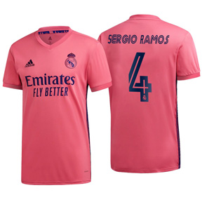 adidas Real Madrid Sergio Ramos #4 Soccer Jersey (Away 20/21)