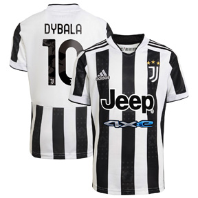 adidas Juventus Paulo Dybala #10 Soccer Jersey (Home 21/22)