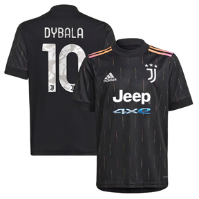 adidas Juventus  Paulo Dybala #10 Soccer Jersey (Away 21/22)