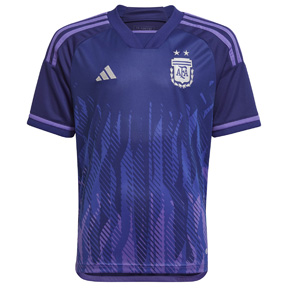 adidas Youth  Argentina  World Cup 2022 Soccer Jersey (Away 22/24)