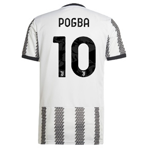adidas  Juventus Pogba #10 Soccer Jersey (Home 22/23)