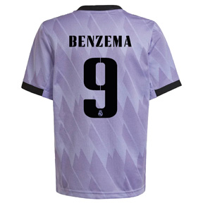 adidas Real Madrid  Benzema #9 Soccer Jersey (Away 22/23)