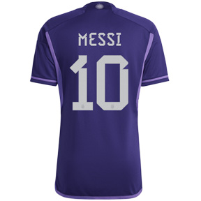 adidas Youth  Argentina  Lionel Messi #10 WC2022 Jersey (Away 22/24)