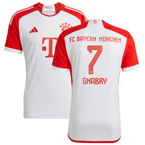 adidas  Bayern Munich Gnabry #7 Soccer Jersey (Home 23/24)