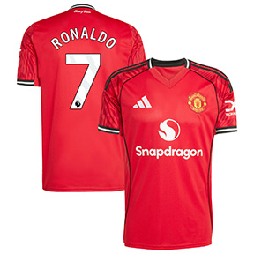 adidas Youth  Manchester United Ronaldo #7 Jersey (Home 25/26)