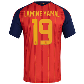 adidas  Spain Lamine Yamal #19 Soccer Jersey (Home 26/27)