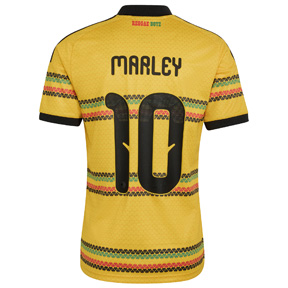 adidas  Jamaica Bob Marley #10 Soccer Jersey (Home 26/27)