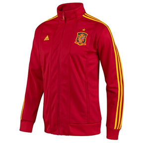 adidas Spain Soccer Track Top (Universal Red/Sunshine)
