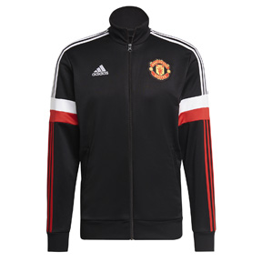 adidas  Manchester United 3 Stripe Soccer Track Top (2021/22)