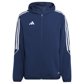 adidas  Tiro 23 League Soccer Windbreaker Hoody (Navy Blue/White)