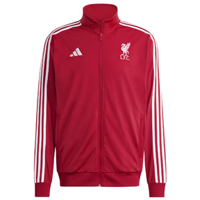 adidas  Liverpool DNA Soccer Track Top (Strawberry Red/White)