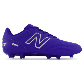 New Balance  442 v2 Team Wide Width FG Soccer Shoes (Blue/White)