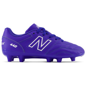 New Balance Youth  442 v2 Academy Wide Width FG Shoes (Blue/White)