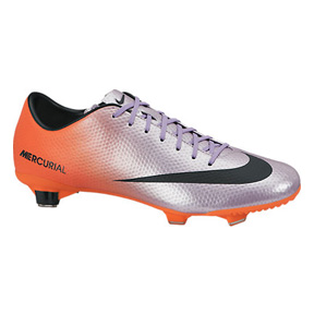 purple and orange nike mercurial