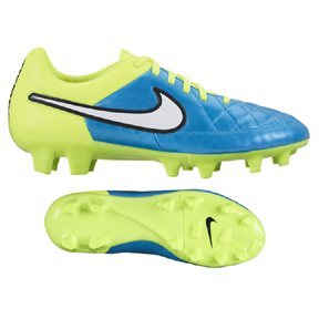 Nike Womens Tiempo Legacy FG Soccer Shoes (Blue Lagoon)