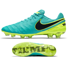 Nike Tiempo Legend VI FG Soccer Shoes (Clear Jade/Volt) @ SoccerEvolution
