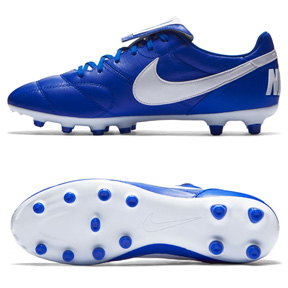 Nike Premier II FG Soccer Shoes (Racer Blue/White) @ SoccerEvolution