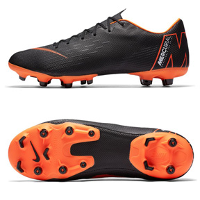 Nike Mercurial Vapor XII Academy MG Soccer Shoes (Black/Orange)
