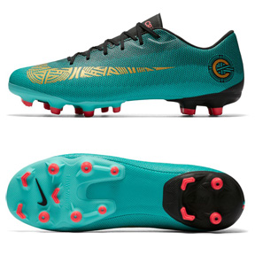 Nike CR7 Vapor 12 Academy MG Soccer Shoes (Jade)