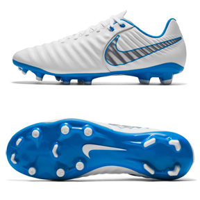 Nike Tiempo Legend 7 Academy FG Soccer Shoes (White/Blue) @ SoccerEvolution