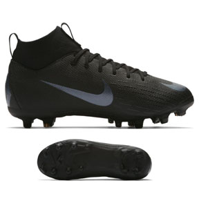 Visser eend Vijf Nike Youth Superfly 6 Academy MG Soccer Shoes (Black) @ SoccerEvolution