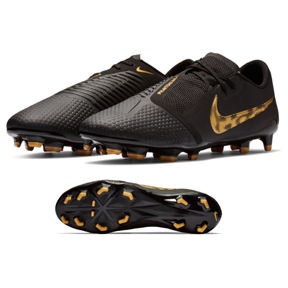 gold and black nike cleats