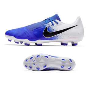 Nike Phantom  Venom Pro FG Soccer Shoes (White/Racer Blue)