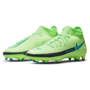 Nike Phantom GT Academy DF FG/MG Soccer Shoes (Lime Glow) @ SoccerEvolution