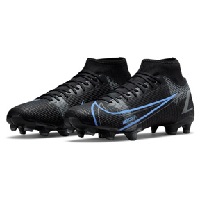 Nike   Mercurial  Superfly 8 Academy FG Soccer Shoes (Black/Iron)
