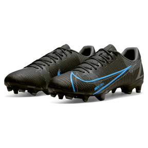 Nike  Mercurial  Vapor 14 Academy FG/MG Soccer Shoes (Black/Blue)
