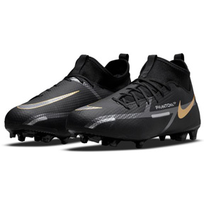 Nike Youth  Phantom  GT2  Academy DF FG Shoes (Black/Gold)