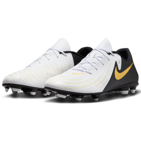 Nike  Phantom GX 2 Club FG Soccer Shoes (White/Gold Coin)