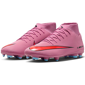 Nike  Mercurial  Superfly 10 Club FG Shoes (Flamingo/Crimson)