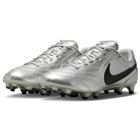 Nike  Tiempo Ligera Pro FG Soccer Shoes (Metallic Silver/Black)