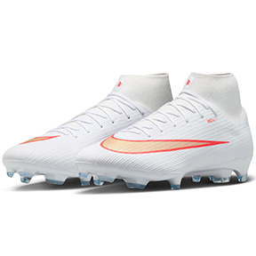 Nike    Mercurial Superfly  11 Academy FG (White/Blur/Bright Crimson)