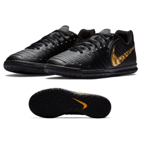 Nike Youth LegendX 7 Club Indoor Soccer Shoes (Black/Gold ...