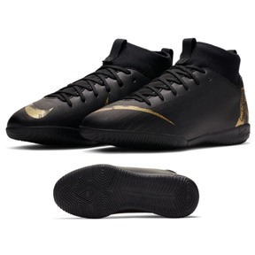 black and gold soccer shoes