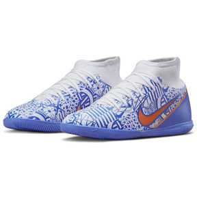 Nike Youth  CR7 Ronaldo Mercurial Superfly 9 Club Indoor (White)