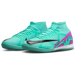 Nike   Zoom Mercurial Superfly 9 Academy Indoor Shoes (Turquoise)