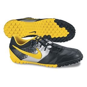 NIKE5 Bomba Turf Soccer Shoes (Black/Maize) @ SoccerEvolution