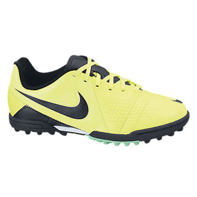 Nike Youth CTR360 Libretto III Turf Soccer Shoes (Volt/Black)